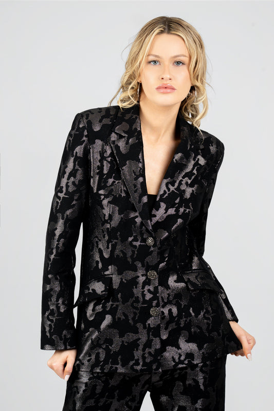 Daya Camo Suit Blazer