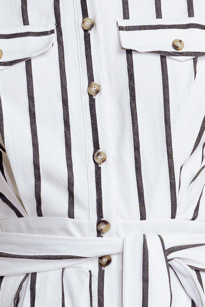 HUGS & VANILLA CLOUDS WOVEN MIDI DRESS