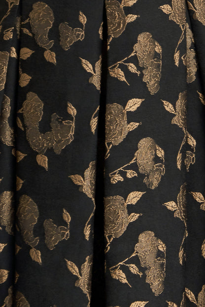 GARDEN OPERA WOVEN MIDI DRESS