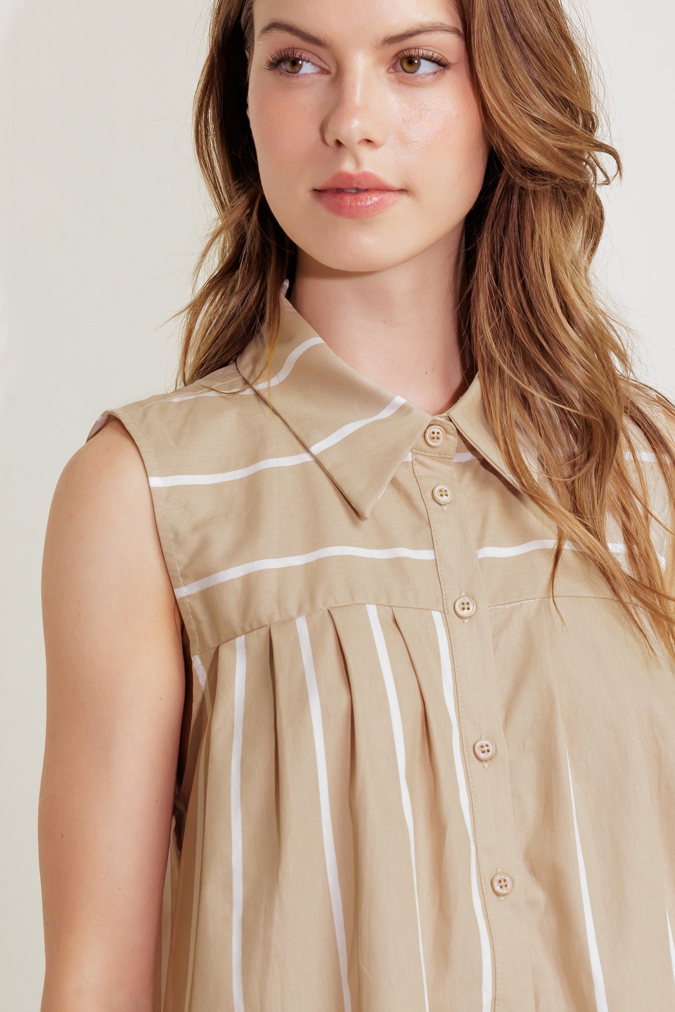 SOMEWHERE TO BE WOVEN TOP