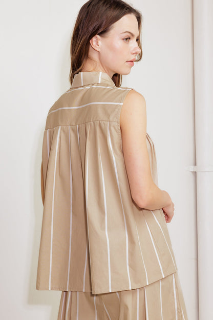 SOMEWHERE TO BE WOVEN TOP