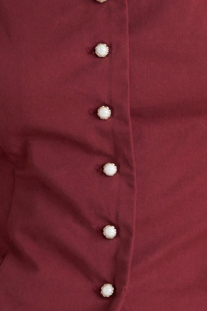 AMOUR SCALLOP WOVEN TOP