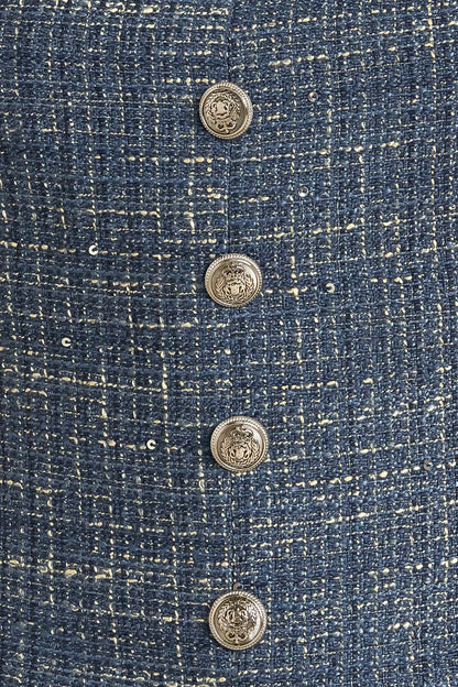 STUDIO FEMME LOOK TWEED TOP