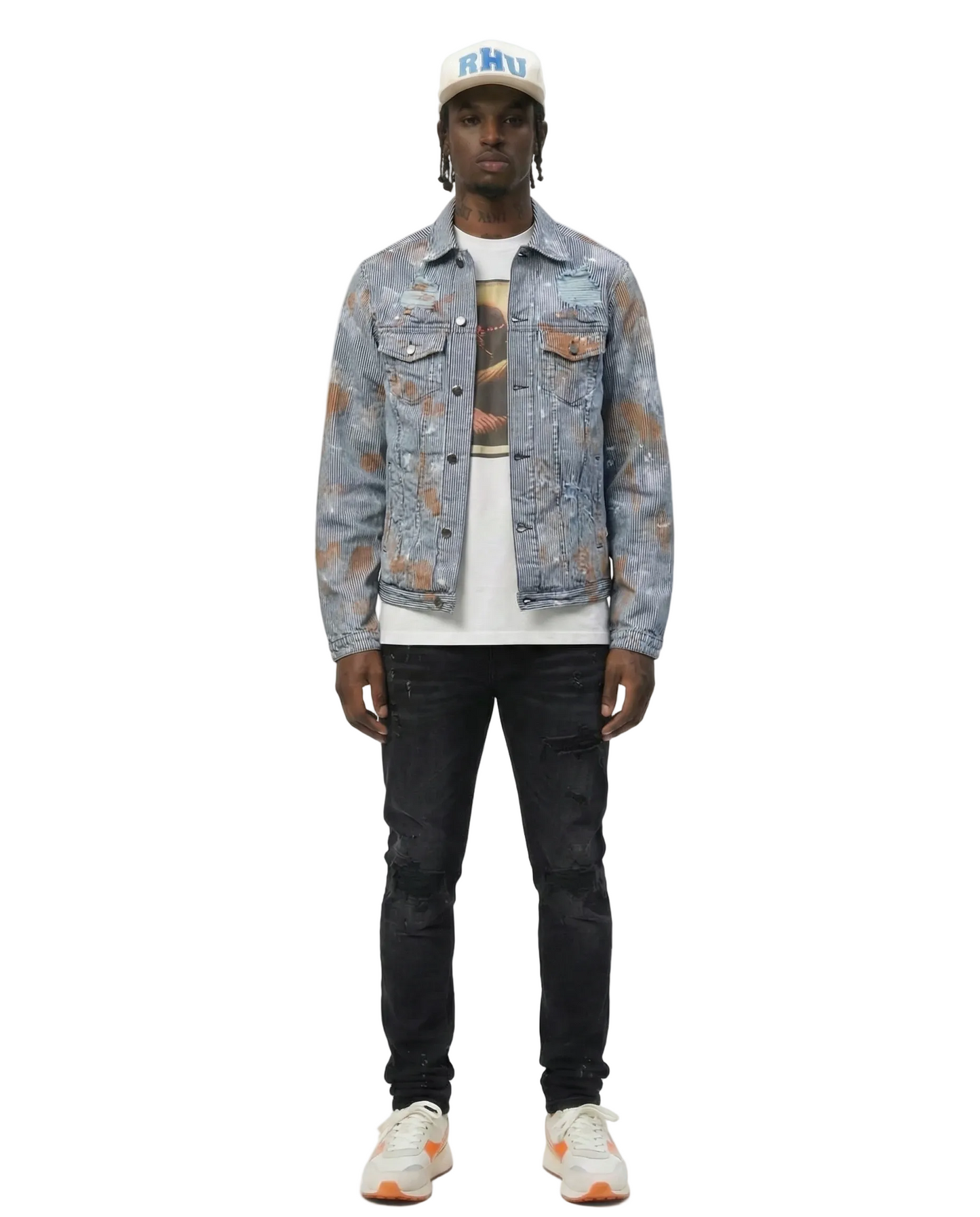 Lapis New premium washed denim jacket