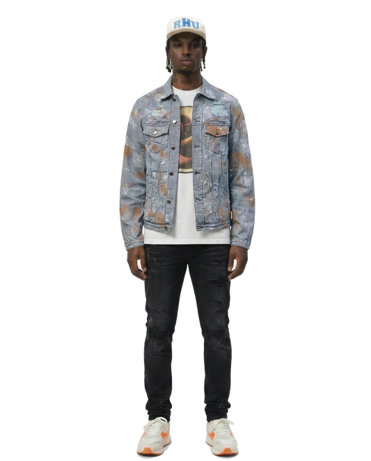Lux Premium Washed Denim Jacket