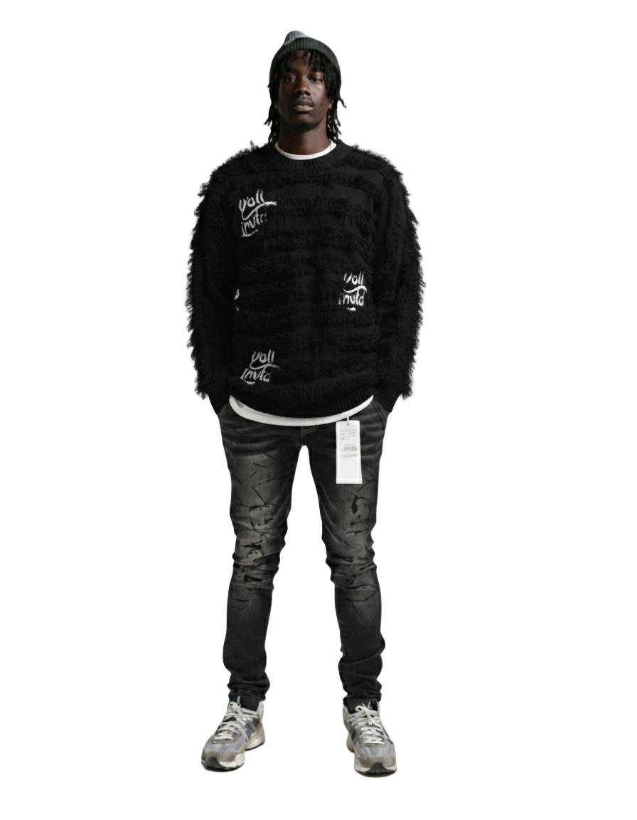 DEGRAW Men's premium pullover sweater