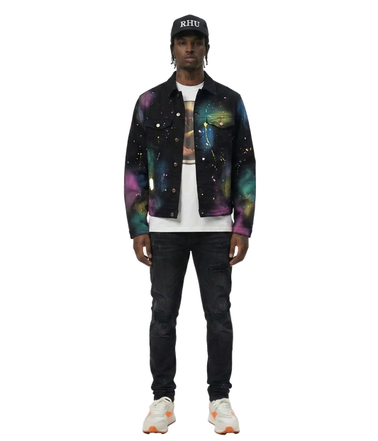 Galaxy Washed Denim Jacket