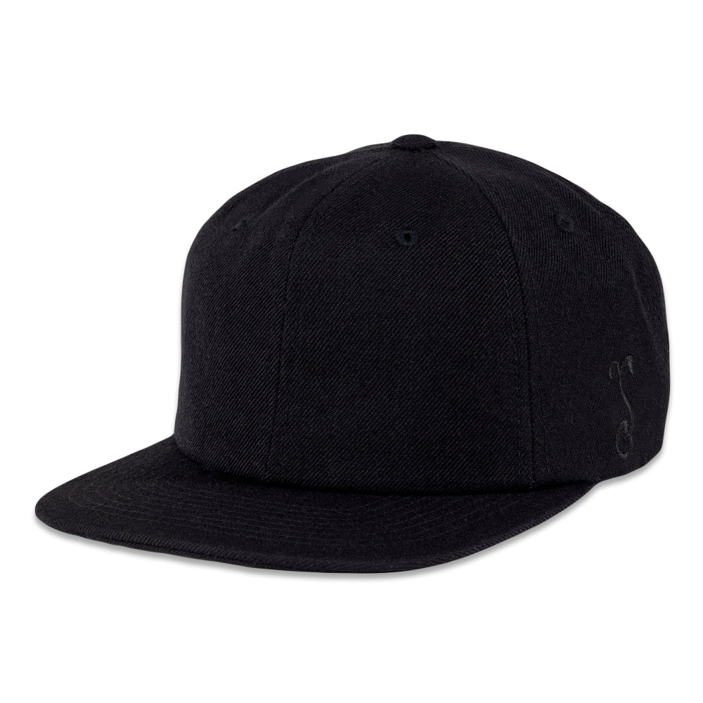 Touch of Class Black Strapback Hat