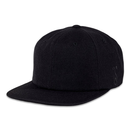 Touch of Class Black Strapback Hat