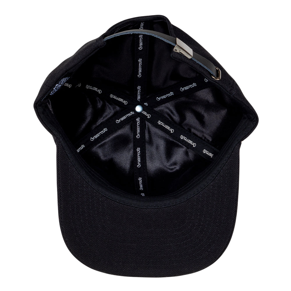 Touch of Class Black Strapback Hat