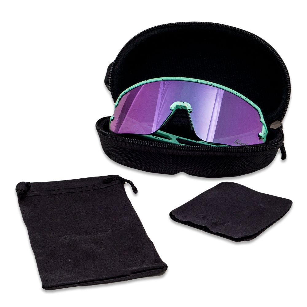 Seafoam Splatter Swift Sunglasses