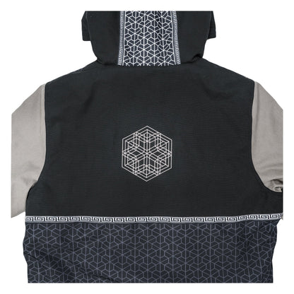 Isomatrix Black Sherpa Parka Jacket