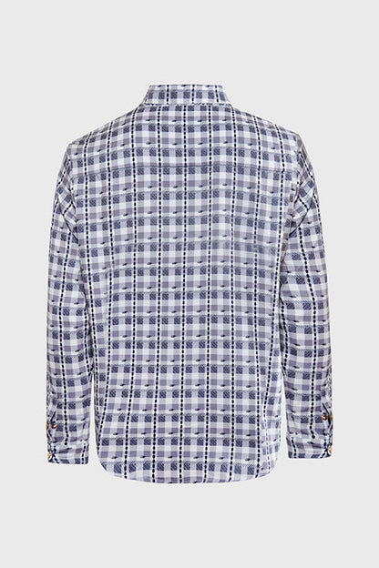 Eternal Plaid Long Sleeve Button Up Shirt