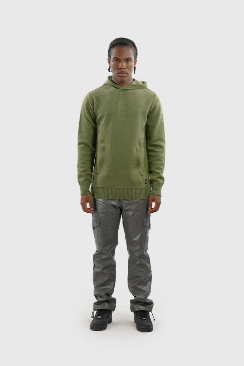 Love Language Pre-washed Knit Hoodie