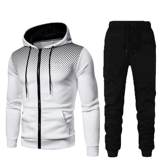 Sweat Set Hoodies for Men 2 Piece Sweatpants Sweat Suit Fall Long Sleeve Tracksuits Mens Sweatshirts Jogger Pants Mens Sweatpants