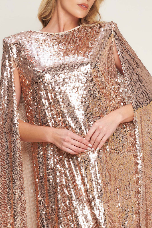 SPECIAL TREATMENT SEQUIN MINI DRESS
