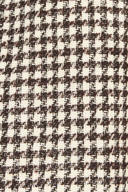 ELEGANT CHECK TWEED MINI DRESS