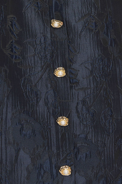 GOLDEN MOON WOVEN MINI DRESS