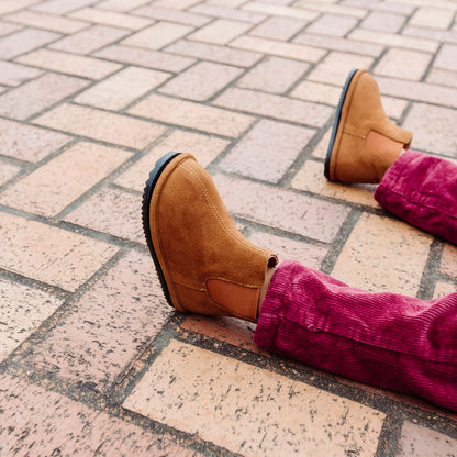Kids Brown Chelsea Boots – Non-Slip & Easy Wear