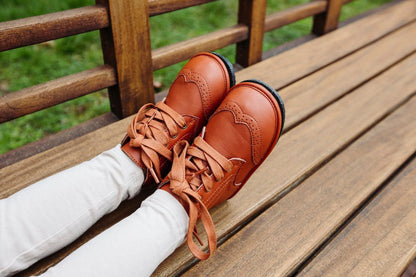 Flower Pattern Shoes for Girls & Chestnut Ankle Boots for Kids | Moana