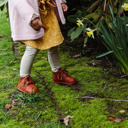 Waterproof Ankle Boots for Kids | Chestnut Color