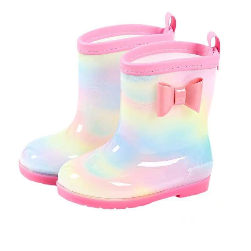 Toddler Barefoot rain boots- Wide Toe Box