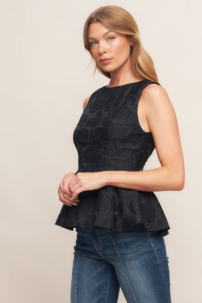 URBAN ELEGANCE WOVEN TOP
