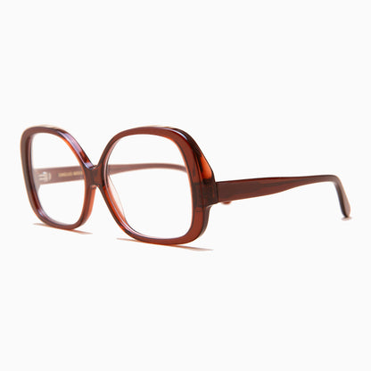 Maroon Square Blue Light Blocker Glasses - Jane