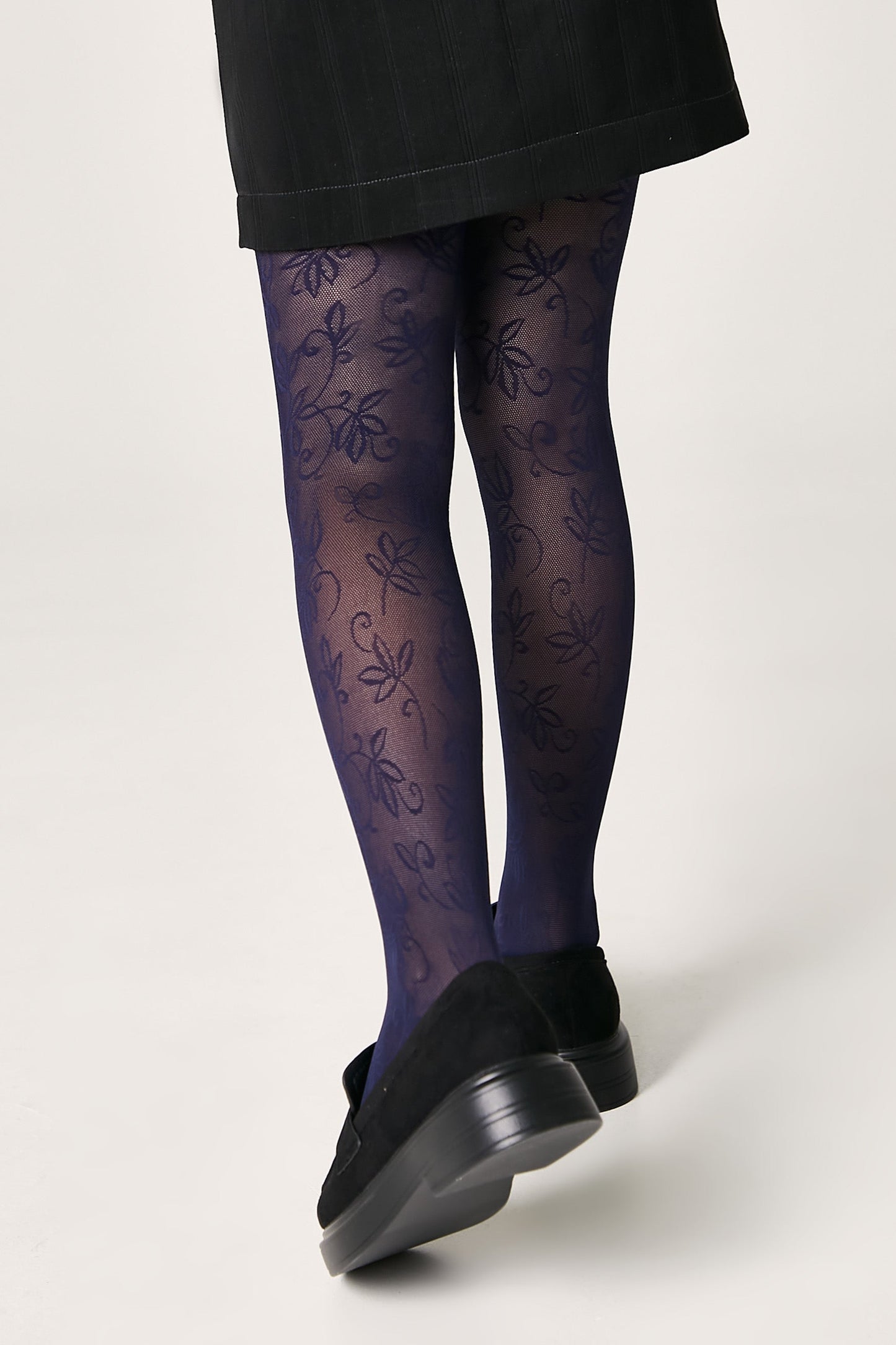 Conte Tights for girls Ketty 40 Den - Floral Pattern