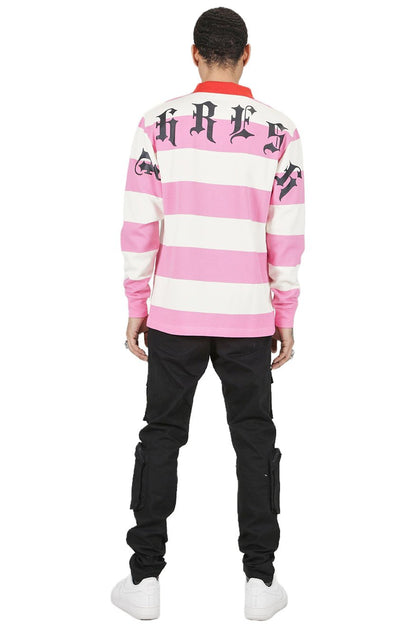 CREPE Men's Long Sleeve Polo Shirt