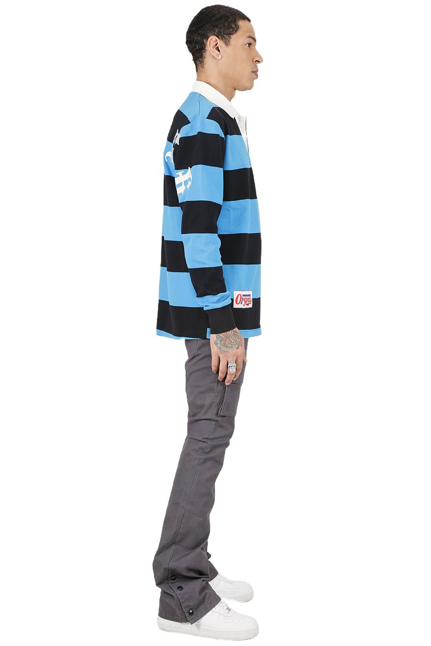 OCEAN Men's Long Sleeve Polo Shirt