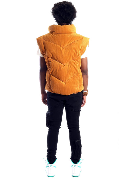 BUFFER Corduroy Puff Vest
