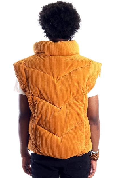 BUFFER Corduroy Puff Vest