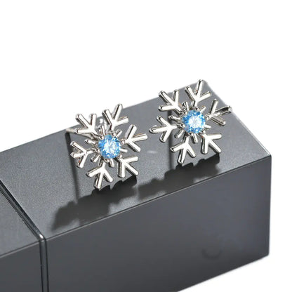 S925 Silver Flower Stud Earrings  Trendy and Versatile