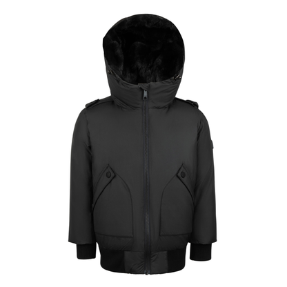 Raygo Black Boys Jacket | Classic, Warm & Everyday Stylish