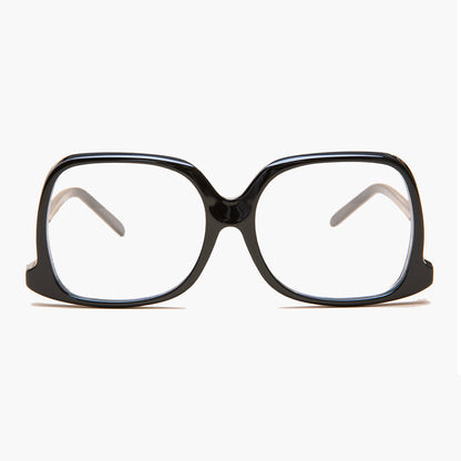 Black Oversized Reading Glasses - Mia