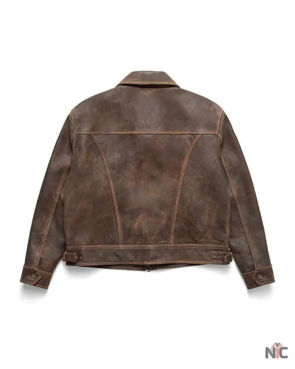 Mutimer Brown Leather Jacket