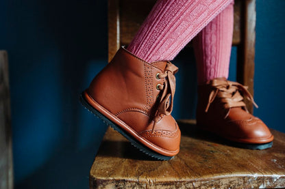 Flower Pattern Shoes for Girls & Chestnut Ankle Boots for Kids | Moana