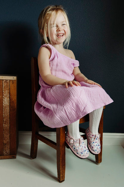 Flower Pattern Shoes for Girls & Chestnut Ankle Boots for Kids | Moana