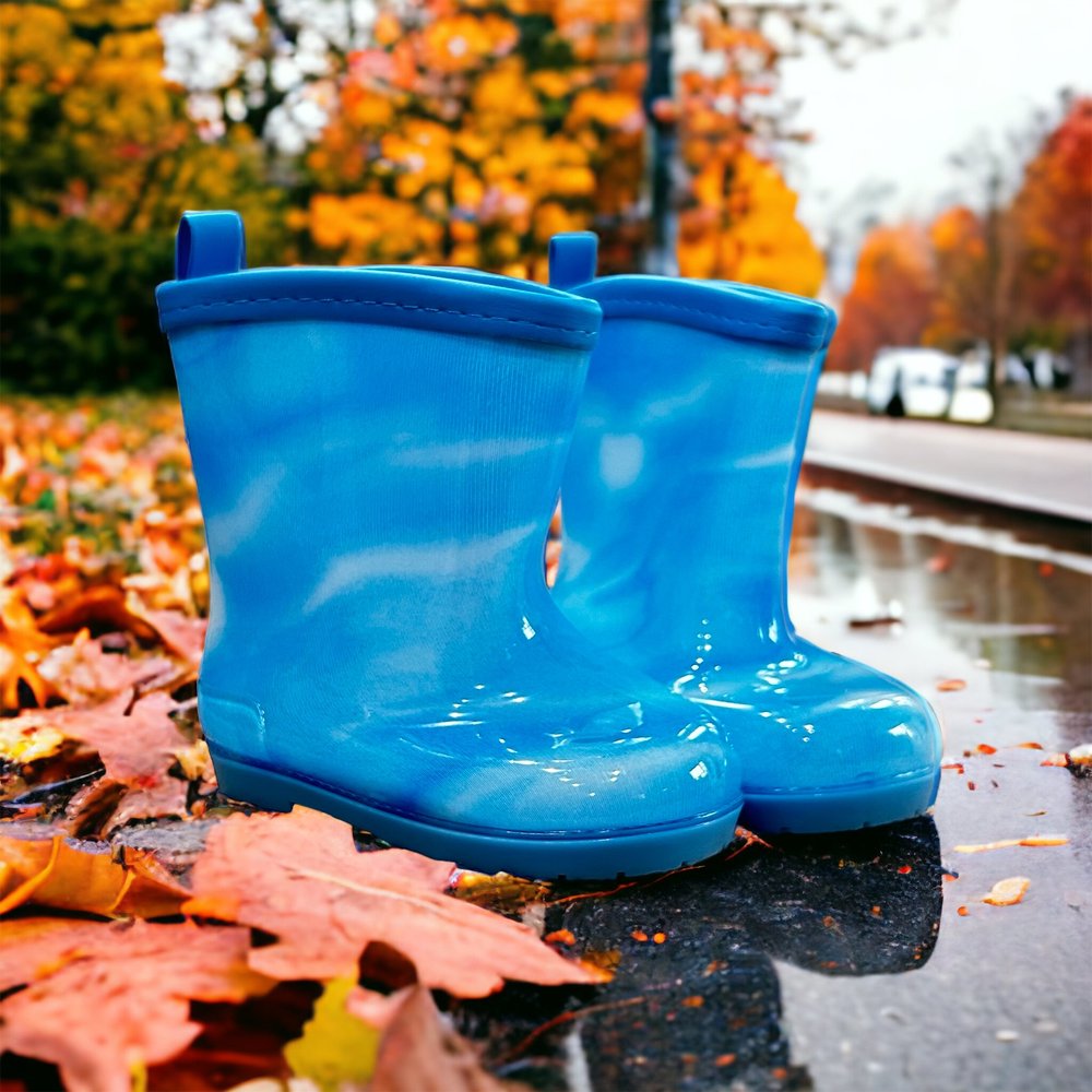 Toddler Barefoot rain boots- Wide Toe Box