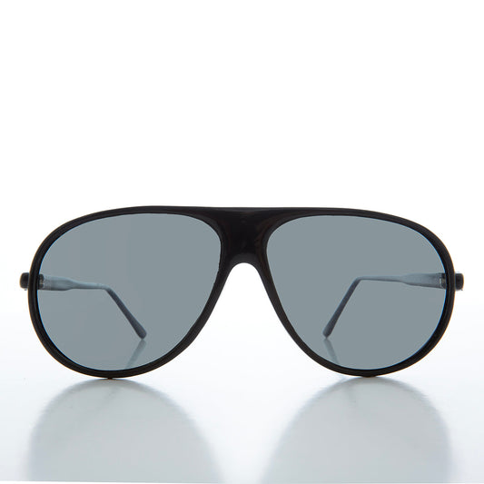 80s Polarized Simple Aviator Sunglasses - Russel