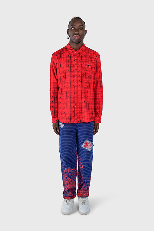 Eternal Plaid Long Sleeve Button Up Shirt