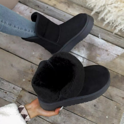 Round Toe Platform Boots