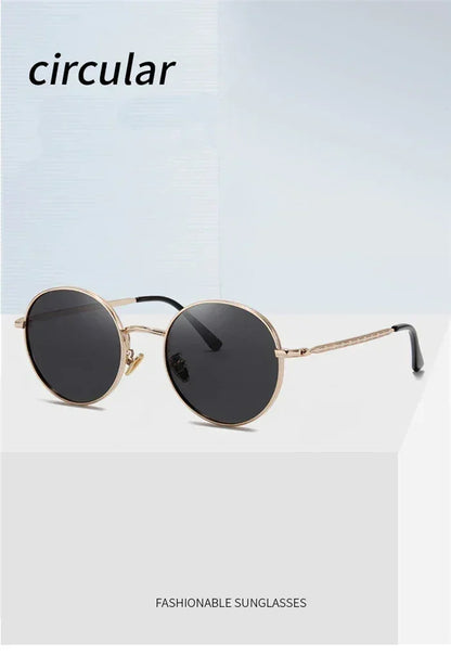 Steampunk Round Polarized Sunglasses With Prescription Women Men UV400 Anti-glare Myopia Sun Glasses Power 0 -0.5 -0.75 To -6.0