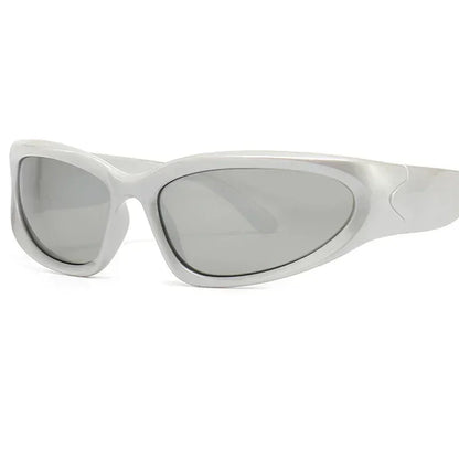 Unique Y2K Designer Luxury Sunglasses Women Rectangle Big Frame Sun Glasses For Men Outdoor UV Protection Classic 2000S Black Sh