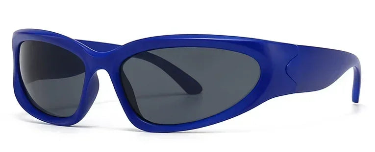 Unique Y2K Designer Luxury Sunglasses Women Rectangle Big Frame Sun Glasses For Men Outdoor UV Protection Classic 2000S Black Sh