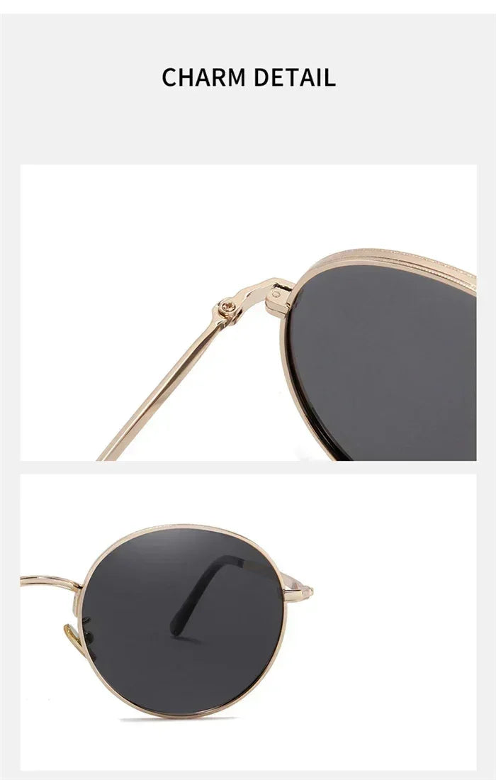 Steampunk Round Polarized Sunglasses With Prescription Women Men UV400 Anti-glare Myopia Sun Glasses Power 0 -0.5 -0.75 To -6.0