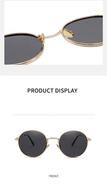 Steampunk Round Polarized Sunglasses With Prescription Women Men UV400 Anti-glare Myopia Sun Glasses Power 0 -0.5 -0.75 To -6.0