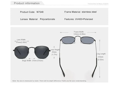 KINGSEVEN Fashion Women Polygon Sunglasses Men Polarized UV400 Sunscreen Round Thin Frame Glassses Luxury Causal Driving Eyewear