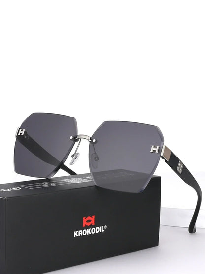 2025 New Fashion Sunglasses Luxury Brand Designer Women Men Retro Square Big Frame Eyewear Uv400 Outdoors Glasses Box Packaging